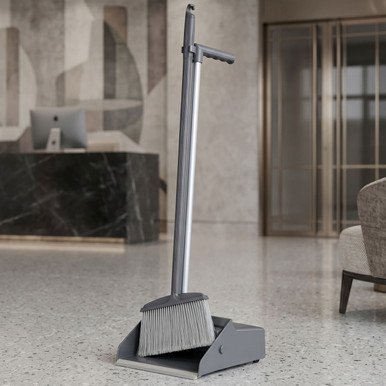 LodgMate Lobby Dust Pan & Broom Set | National Hospitality