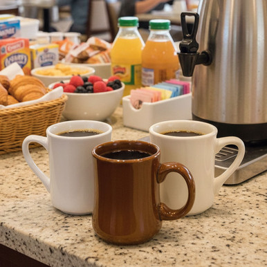 american diner style coffee mugs DINER WHITES main image 0