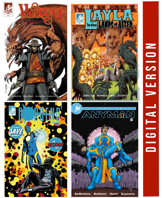 DeStandardFour DIGITAL VERSION (All 4 Comics with Standard Covers)