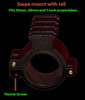 Sniper Hog Light 30mm Scope Mount with rail