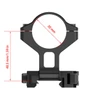 RIX Quick Detach Picatinny Mount 1.5" Height Compatible with LEAP & TOURER (QDM-L01)