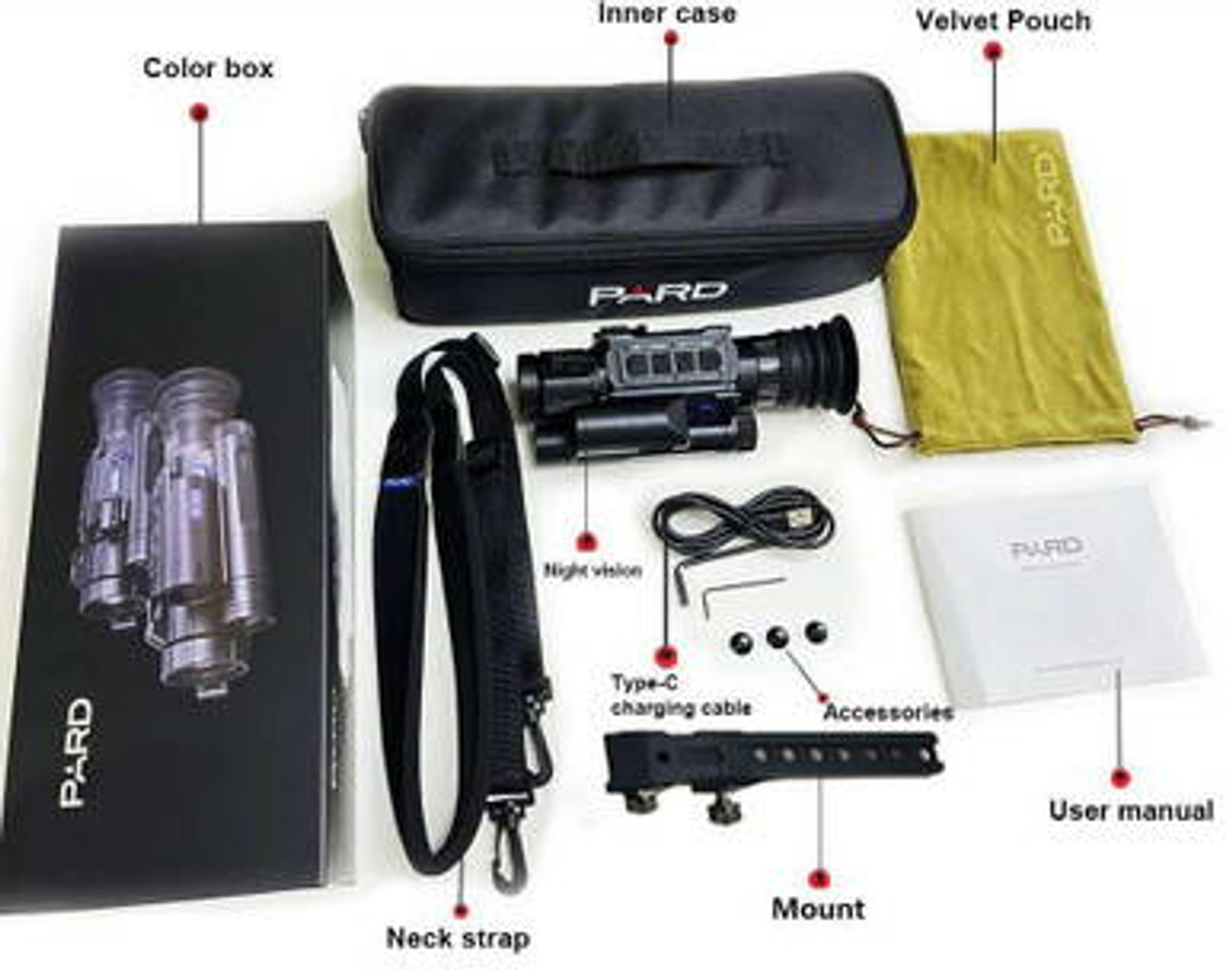 Pard  DAY & NIGHT VISION RIFLE SCOPE with LRF Pard  DAY & NIGHT VISION RIFLE SCOPE with LRF