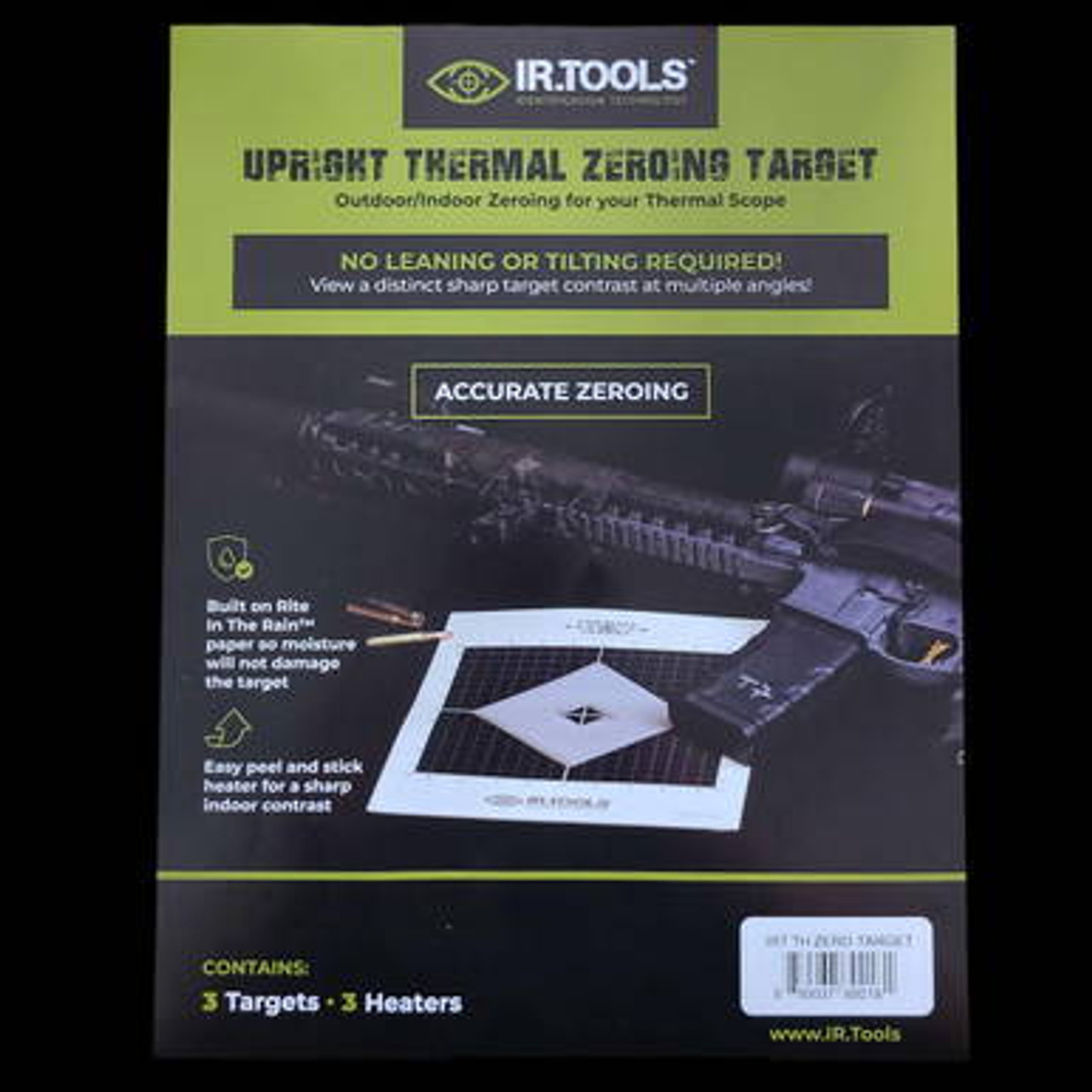 Upright Thermal Zeroing target (3pk ) Upright Thermal Zeroing target (3pk )