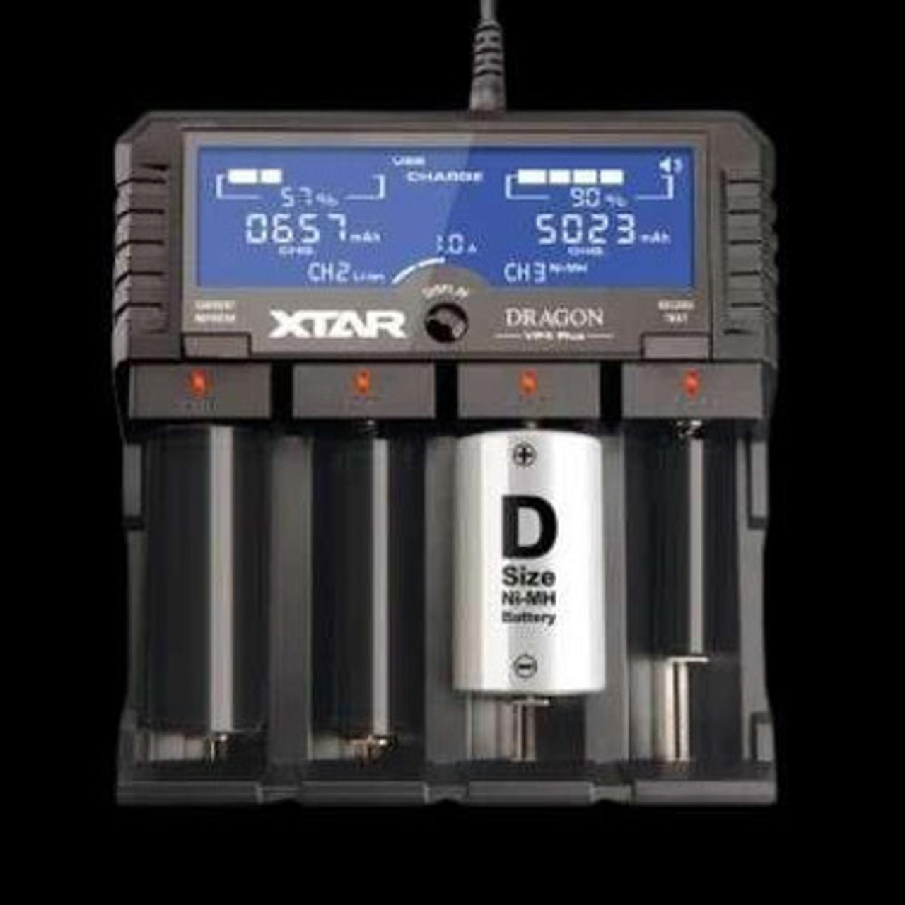 Xtar Dragon VP4 Plus Li-ion/NiMH/11.1V 3S Charger and Battery Analyzer Xtar Dragon VP4 Plus Li-ion/NiMH/11.1V 3S Charger and Battery Analyzer