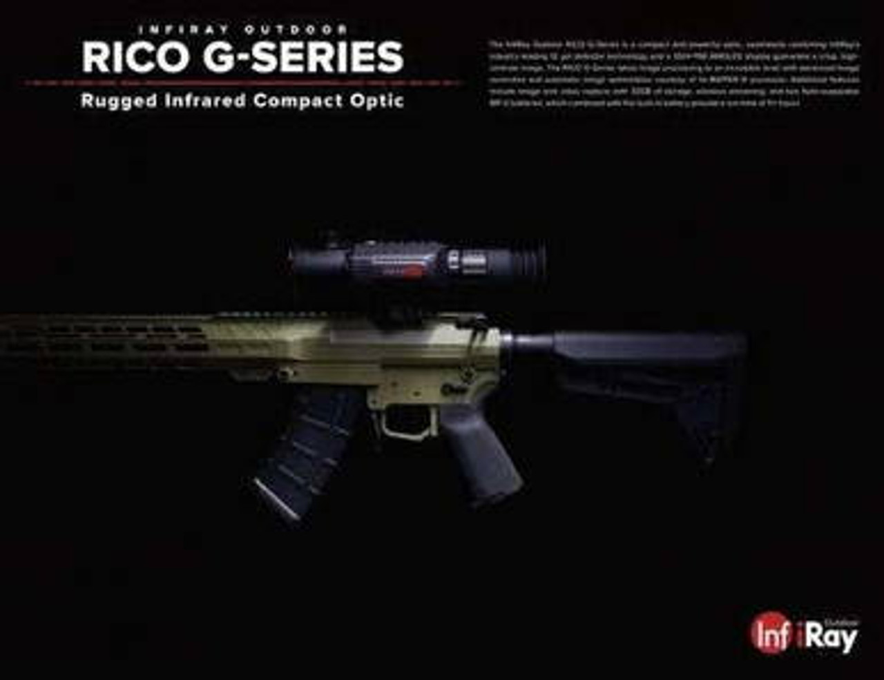 InfiRay RICO G 640 3X 50mm Thermal Weapon Sight (GH50)