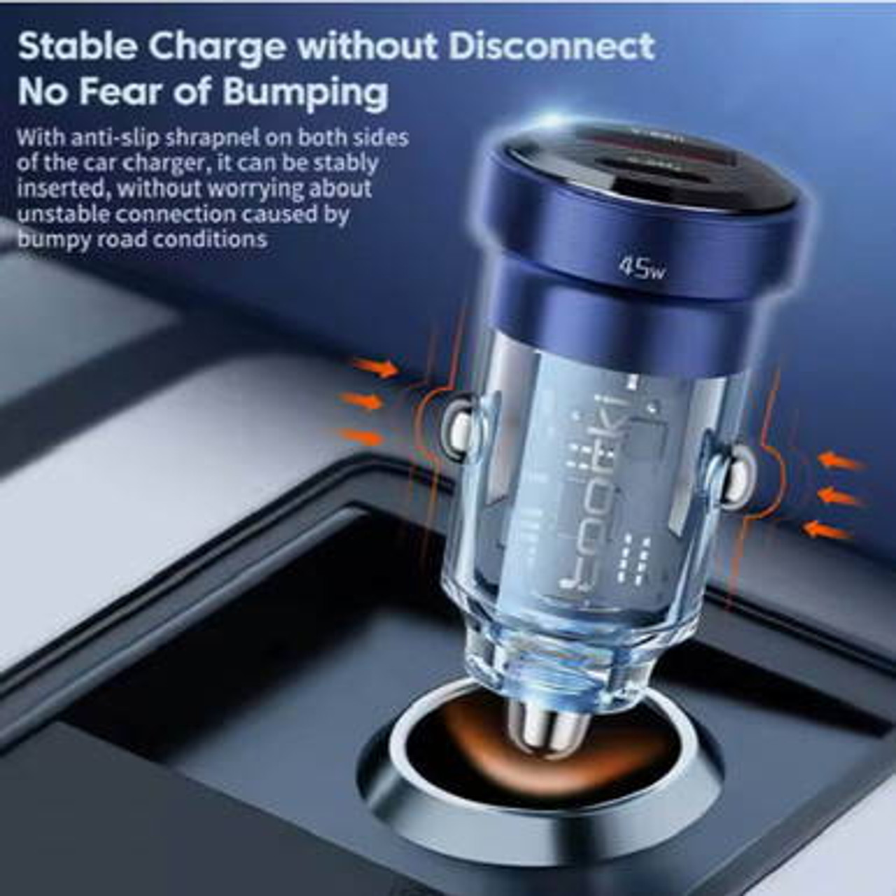 Dual Port 45W Fast Charger with A+C port