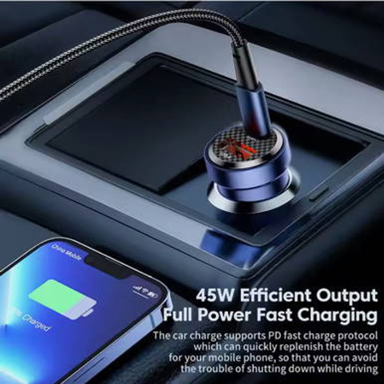 Dual Port 45W Fast Charger with A+C port