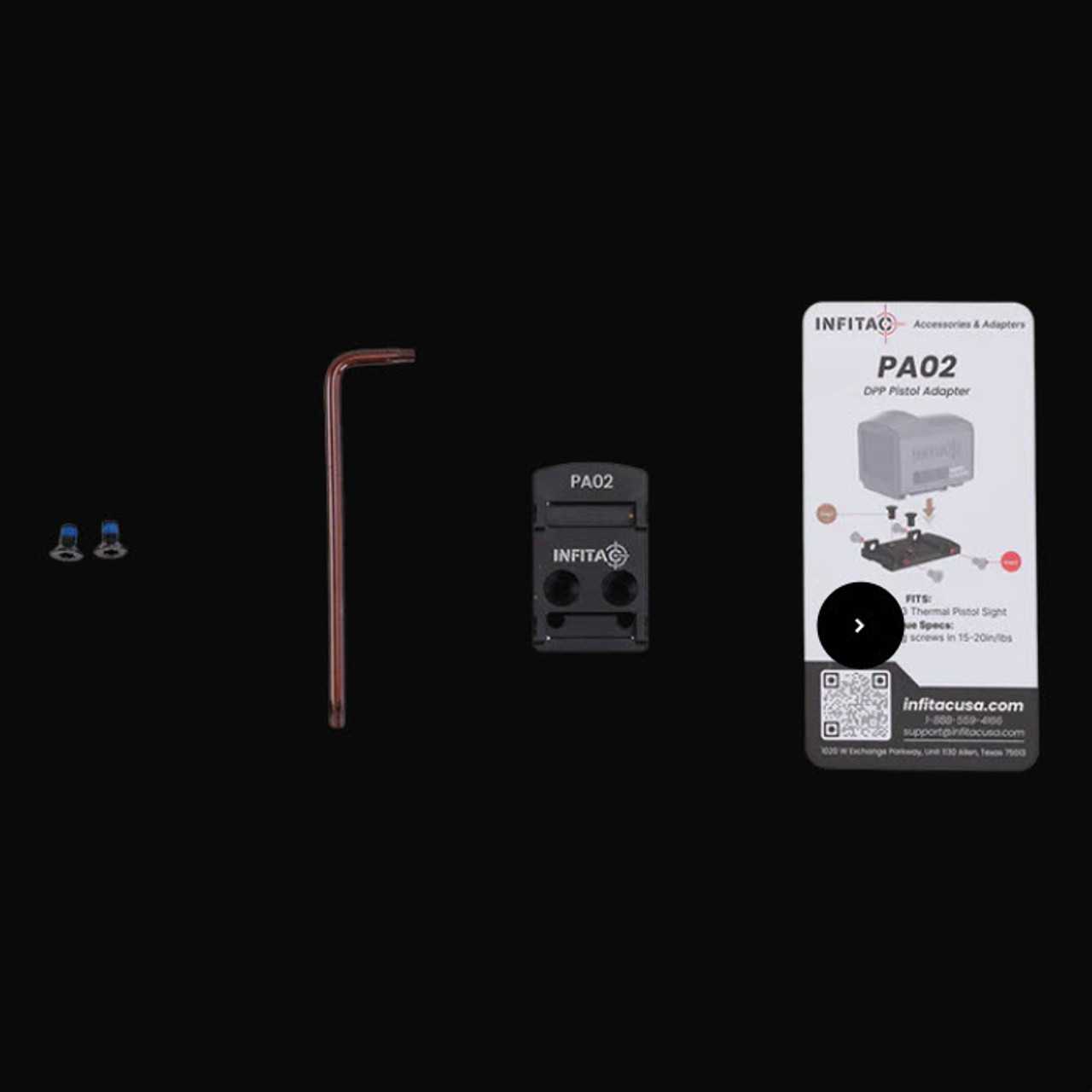 Infitac DPP Pistol Adapter (Delta Point Pro) PA02 Infitac PA02 | Dark NIght Outdoors