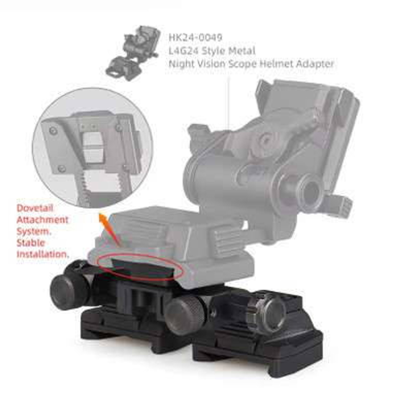 M24 Flir Recon Bino / Mono Bridge System Dark Night Outdoors CL24-0251 BK 139.99