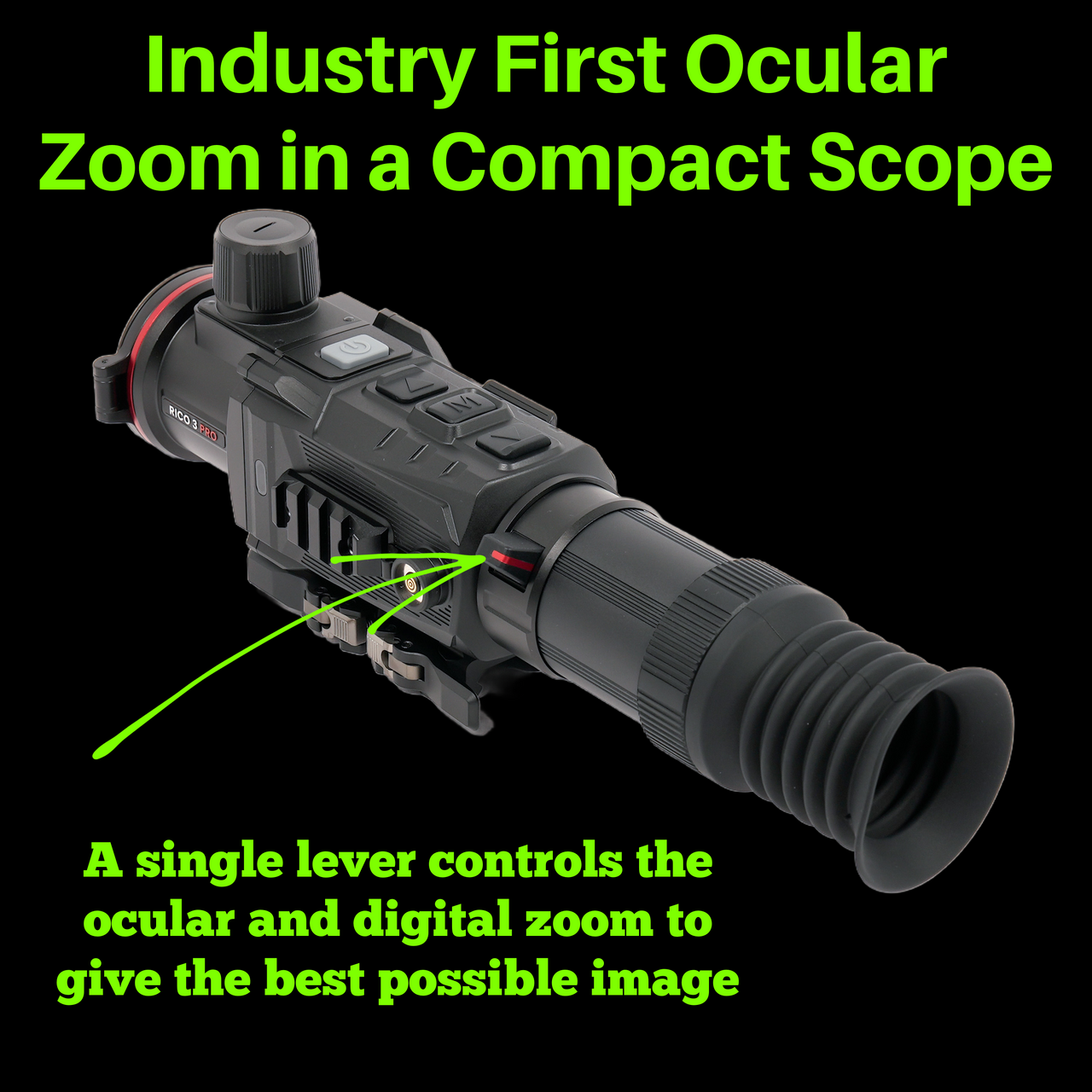 Nocpix Rico 3 Pro H50R | Industry First Ocular and Digital Zoom combined