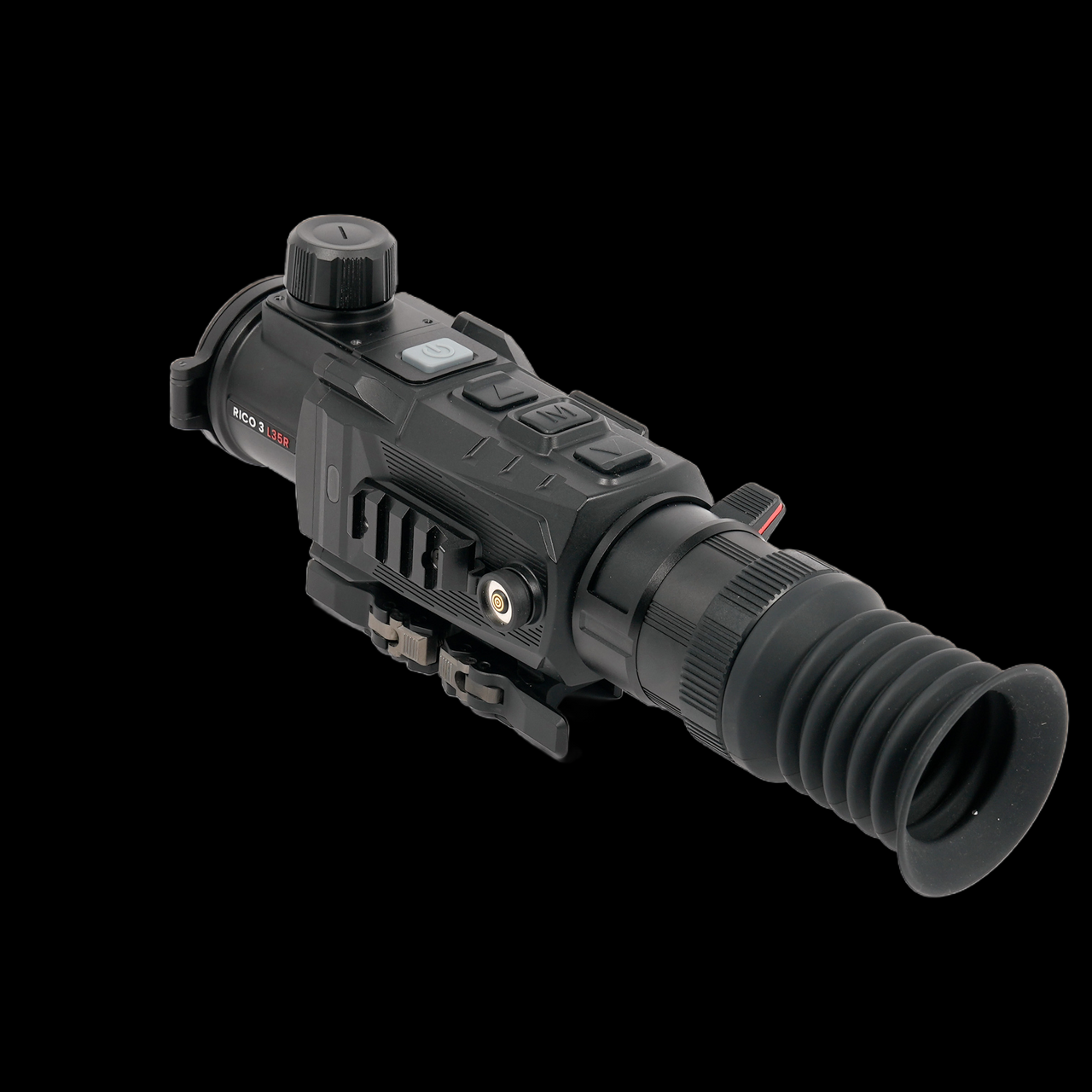 NOCPIX Rico 3 L35R Thermal Scope 384 x 288 35mm 3x LRF | Dark Night Outdoors