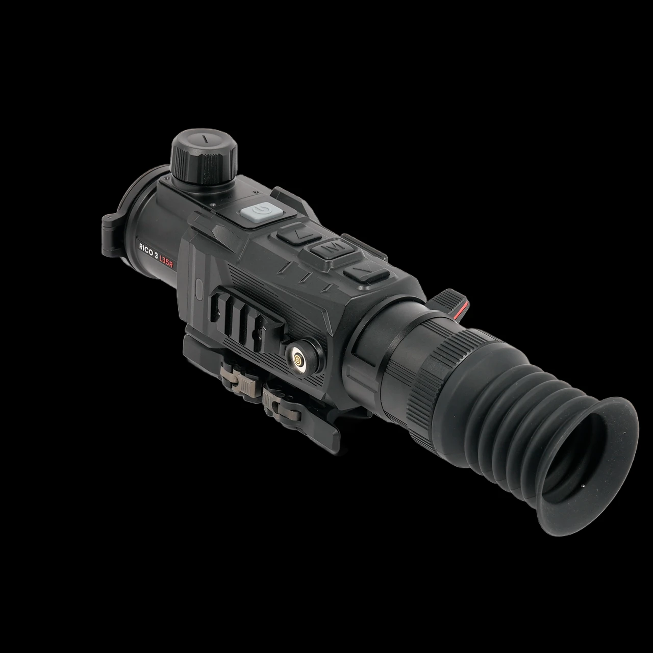 NOCPIX Rico 3 L35R Thermal Scope 384 x 288 35mm 3x LRF | Dark Night Outdoors