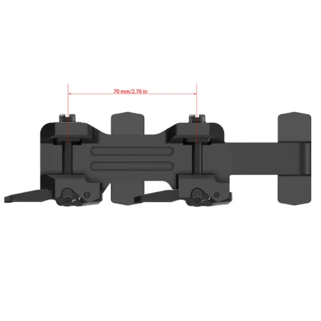 RIX Quick Detach Picatinny Mount 1.59" Height Compatible with LEAP & TOURER ( QDM-L02)