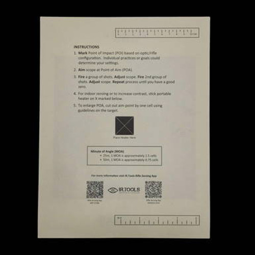 Upright Thermal Zeroing target (3pk ) Upright Thermal Zeroing target (3pk )