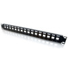 16-Port Blank Keystone/Multimedia Patch Panel