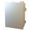 1414N4Phssg N4X J Box, Hinge Cover w/Panel - 8 x 6 x 3.5 - 304 Ss