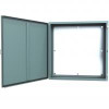 1418Ll12 N12 Wallmount Encl w/Panel - 36 x 36 x 12 - Steel/Gray