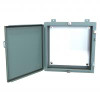 1418N4D6 N4 Wallmount Encl w/Panel - 20 x 20 x 6 - Steel/Gray