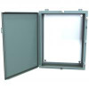 1418N4K8 N4 Wallmount Encl w/Panel - 30 x 24 x 8 - Steel/Gray