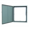 1418P12 N12 Wallmount Encl w/Panel - 42 x 36 x 12 - Steel/Gray