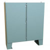 1422N4F24F N4 Dbl Door Floormount Encl w/Panel - 72 x 72 x 24 - Steel/Gray