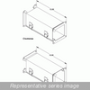 1485Dzc12 N12 Wireway, 12" Transposition, Ccw - Fits 6 x 6 - Steel/Gray