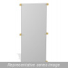 90Bwhw Inner Panel - Half Height - Fits Encl. 90 x 48 - Steel/Wht