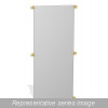 90Yhw Inner Panel - Half Height - Fits Encl. 90 x 36 - Steel/Wht