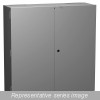 Cmcq363612 Quebec N1 Metering 2 Dr Cabinet - 36 x 36 x 12 - Steel/Gray