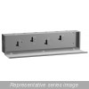 Cst274 Splitter Trough, 70A - 24 x 6 x 4 - Steel/Gray