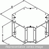 Cwcf8G Cross Fitting 8X8-Galv