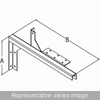 Cwhw10 Bracket Hanger Wall Type - 10 x 10 - Steel/Gray