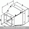 Cwrd42 Reducer - 4 x 4 To 2.5 x 2.5 - Steel/Gray