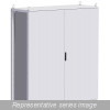 Hmet18125 Modular Dbl Door Encl - 1800 x 1200 x 500 - Steel/Lt Gray