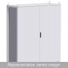 Hmet20166 Modular Dbl Door Encl - 2000 x 1600 x 600 - Steel/Lt Gray