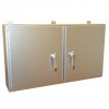 Hn4Wm24428Ss N4X 2 Door Wallmount Encl w/Panel - 24 x 42 x 8 - 304 Ss