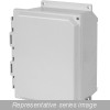 Pju1084H N4X Solid Door Hinge Cover w/Feet - 10 x 8 x 4 - Fiberglass