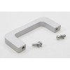 1427C6 Handle - Clear Anadized Aluminum 3.5" Long 1.5" High.