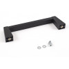 1427Mbb Handle - Extruded Aluminum. 5.3" Hole Centers. Black Handle & Posts.