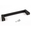 1427Wbb Handle - Extruded Aluminum. 6" Hole Centers. Black Handle & Posts.