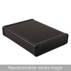 1455Cplbk Black Plastic End Panels For 1455C Enclosures - 2/Pack