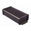 1457C1202Ebk Blk Emi/Rfi Shielded Extruded Aluminum Enclosure. Flanged Panels 1.22x2.32x4.72