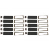 1457Jep-10 1457J Emi/Rfi End Panels And Gasket Kit - 10/Pack