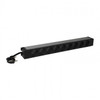 19 Inch PDU LCS - 1 U - 9 Outlets X 2P+E - German Standard