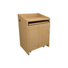Pre-Configured L2 Series Lectern with Connectivity - Knotted Maple