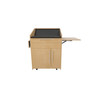 L5 Lectern Flip Up Shelf, Veneer, Noire Sapele