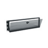 3 RU Fixed Security Cover With Hinged Plexi Door - Rackmount Solutions