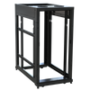 24 RU SNE Series Rack Frame, 42 Inches Deep, 24 Inches Wide with Cage Nut Rackrail