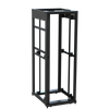 42 RU SNE Series Rack Frame, 36 Inches Deep, 27 Inches Wide with Cage Nut Rackrail