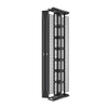 52U x 8"W x 24"D Front and Rear Cable Manager VCM-52U-0812FR-B